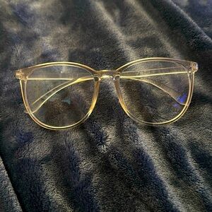 Clear Aesthetic Blue Light Glasses for Women and Men